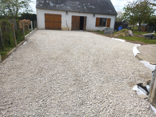 terrassement, loir-et-cher, cour